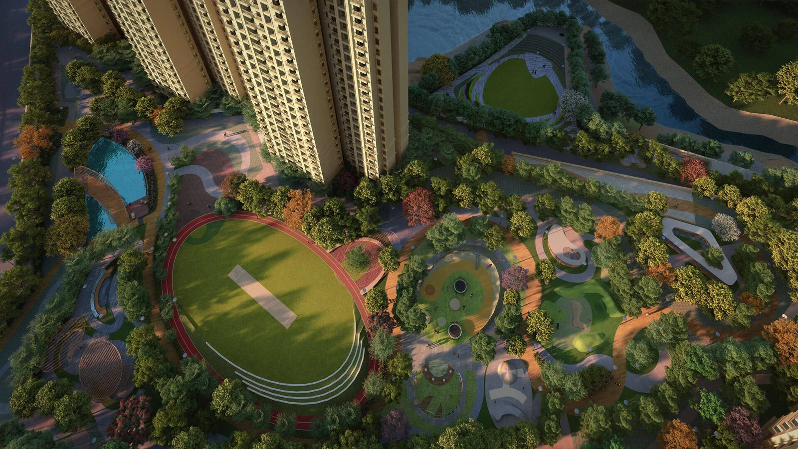 Hiranandani Fortune City Skyline View